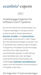 Mobile Screenshot of ecambria-experts.de
